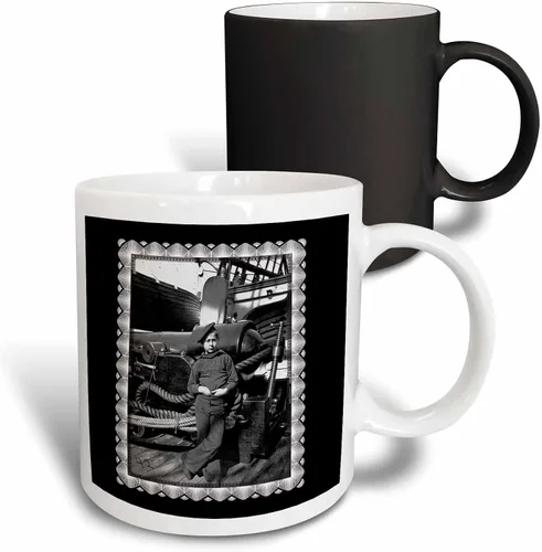 Vista 8 de 3dRose Bridge Spanning San Francisco's Golden Gate - Taza de dos tonos, 11 onzas, color negro