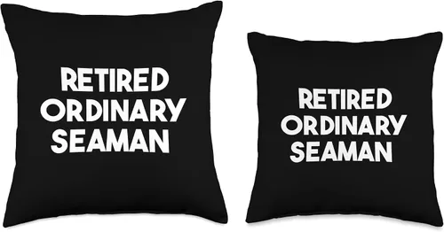 Vista 3 de Retired Ordinary Seaman Almohada de 16 x 16 pulgadas, multicolor