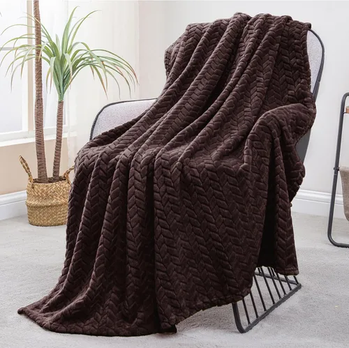 Vista 41 de Exclusivo Mezcla Manta de forro polar gris claro tamaño Queen para cama, 90 x 90 pulgadas, suave y acogedora manta decorativa 3D de franela