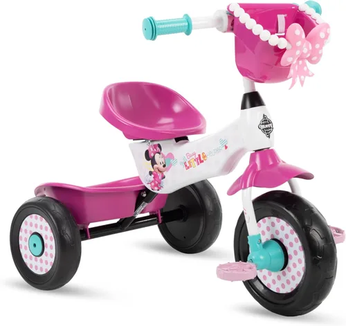 Vista 11 de Huffy Triciciclo de Disney Frozen 2 para niñas, ideal para mayores de 3 años, Anna, Elsa y Olaf, contenedores de almacenamiento para aperitivos
