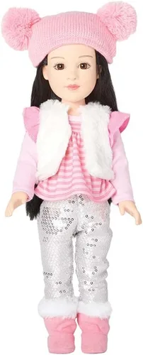 Vista 4 de Madame Alexander Kindness Club - Conjunto de traje de carnaval de invierno para muñeca Kindness Club de 14 pulgadas