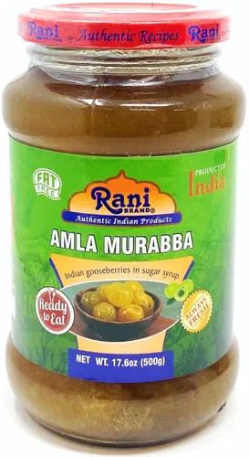 Vista 15 de Rani Amla Candy 5.25 oz (150 g) sellado al vacío, parte superior fácil de abrir, recipiente resellable ~ Indian Tasty Treats Vegano Apto