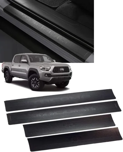 Vista 3 de Piezas originales de Toyota - Alféizar de puerta Dcab Taco (PT747-35201-02), color negro PT747-35201-02
