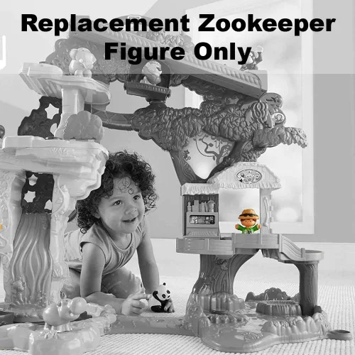 Vista 4 de Pieza de repuesto para Safari Playset – Fisher-Price Little People Share and Care Safari FHF35 – Incluye 1 figura de Zookeeper