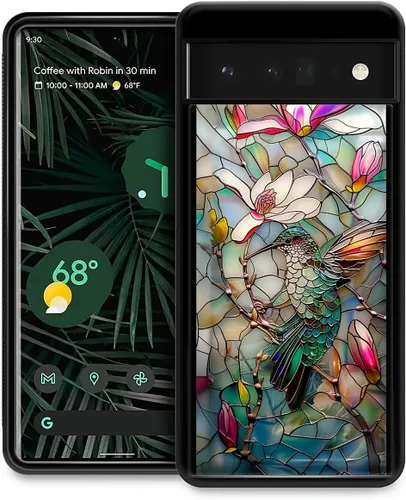 Vista 137 de Compatible con Google Pixel 4A 5G Mobile Case Creative Acrylic Panel trasero Silicona Protección Grip especialmente diseñado para Google Pixel 4A 5G