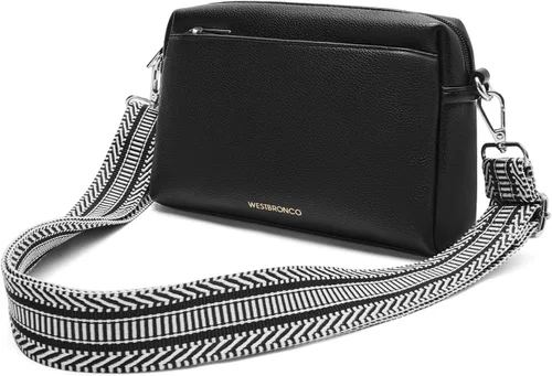 Vista 7 de WESTBRONCO Bolsos cruzados pequeños para mujer, bolsos de hombro, cartera con correa ajustable