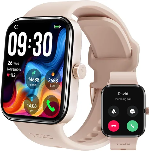 Vista 10 de TOZO AMOLED S4 AcuFit One - Reloj inteligente de 1.78 pulgadas, pantalla ultra clara para hombres y mujeres, monitor de actividad física