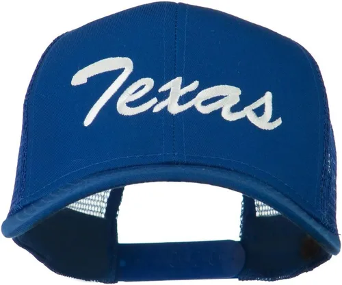 Vista 8 de e4Hats Gorra de malla bordada de Texas Mid States Negro
