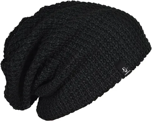 Vista 17 de FORBUSITE - Gorro holgado de punto para hombre, de gran tamaño, para verano e invierno B08