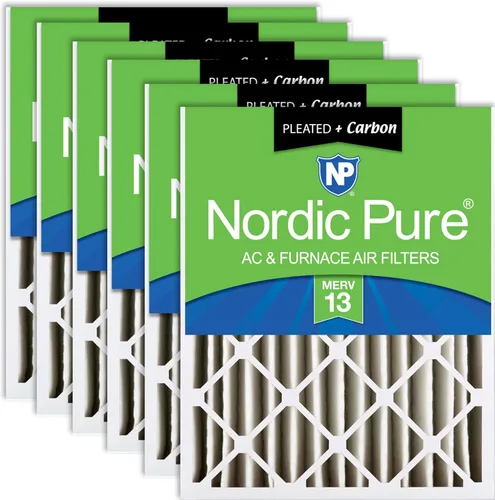 Vista 23 de Nordic Pure 16x20x4 (15_1/2 x 19_1/2 x 3_5/8) Filtro de aire plisado MERV 7, 1 unidad