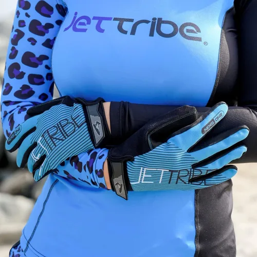 Vista 3 de Jettribe Guantes de moto acuática PWC serie GP-30 dedos completos delgados y transpirables hombres, mujeres y jóvenes Accesorios de recreación