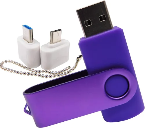 Vista 8 de Unidad flash USB de 1 GB (rosa)