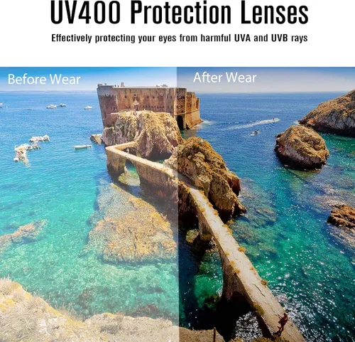 Vista 7 de Gafas de sol vintage con montura de cuerno para hombres y mujeres lente cuadrada con espejo estilo clásico de los años 80 protección UV ligera