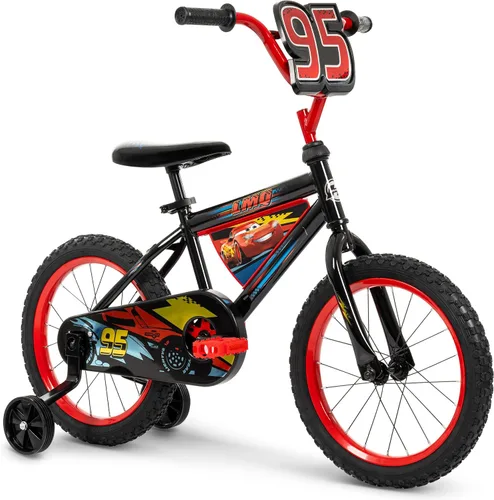 Vista 13 de Huffy Disney and Marvel 12/16 Inch Boys Bikes, Multiple Color Options Azul Spidey y sus increíbles amigos