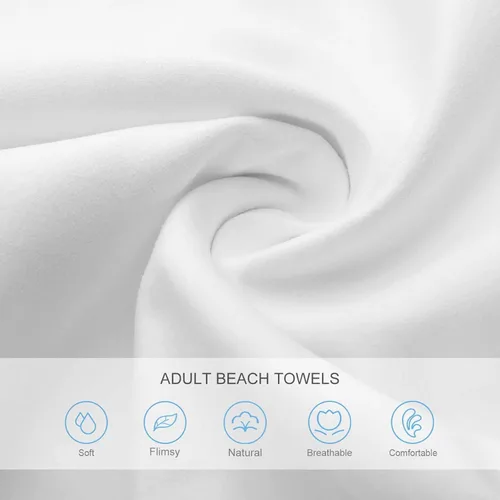 Vista 8 de Toalla de playa suave con decoración de patrón popular bohemio para mujer y hombre, toalla de baño/piscina/playa, tamaño grande, 31 x 51 pulgadas.