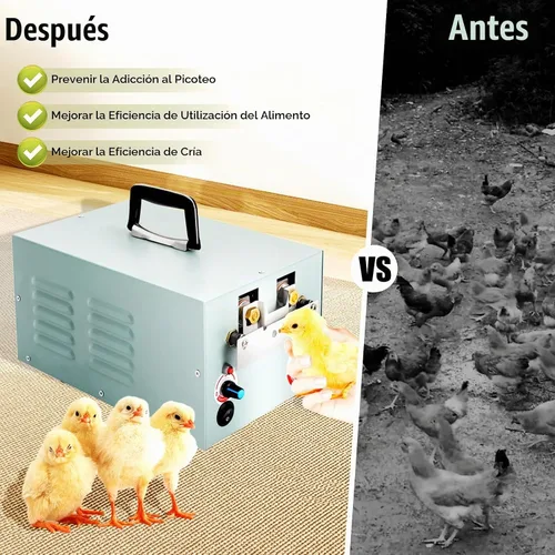 Vista 6 de Máquina automática de debeaking del pollo, equipo eléctrico auto del corte del Debeaker del pollo de la máquina 110V (almacén de CA NJ)