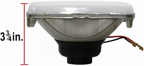 Vista 5 de Parts N Go - Faros delanteros de conversión rectangulares 4 x 6 de halogéno H4, juego de bombillas - H4656, H4651