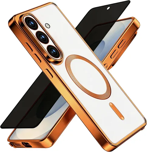 Vista 38 de Misscase Funda MagSafe compatible con iPhone 12 Pro Max con protector de lente de cámara, protección completa, funda magnética transparente