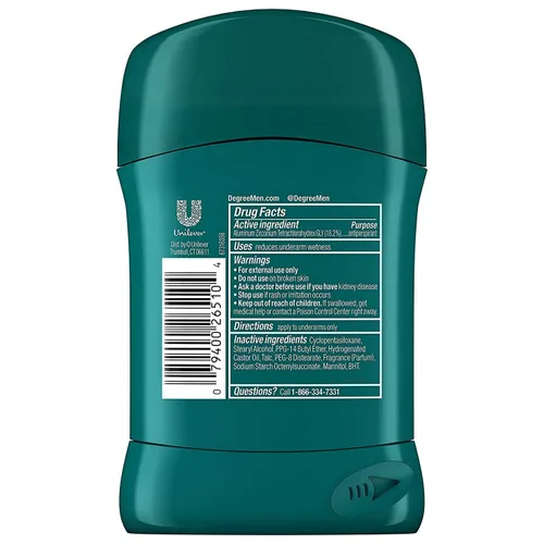 Vista 4 de Degree Extreme Blast Original Protection - Barra antitranspirante de 1.7 onzas (paquete de 10)