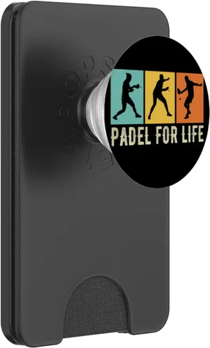 Vista 8 de Padel Paddle Paddleball Racquet Ball Tennis PopSockets Adhesive PopGrip