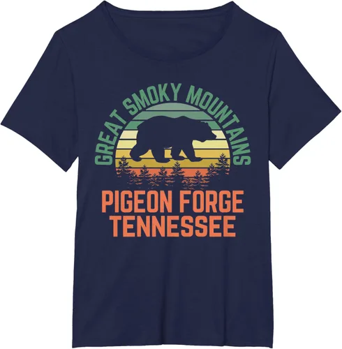 Vista 16 de Camiseta Pigeon Forge Great Smoky Mountains National Park Tennessee, Negro, S