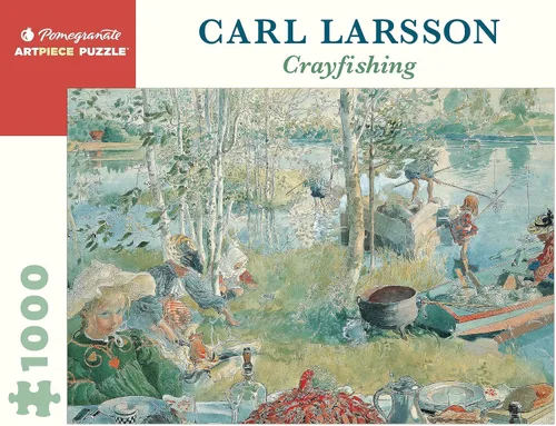 Vista 2 de Rompecabezas de Carl Larsson - Crayfishing