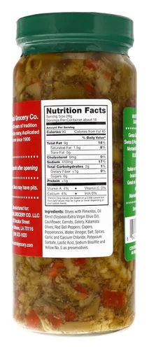 Vista 3 de Central Grocery Ensalada de aceitunas - 16 oz (paquete de 1)