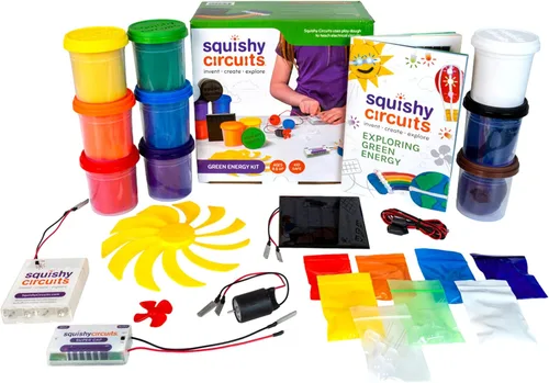 Vista 12 de Squishy Circuits Kit de lujo - Explora circuitos eléctricos con masa de juego - Kits de ciencia STEM para edades de 8 a 12 años - Diversión