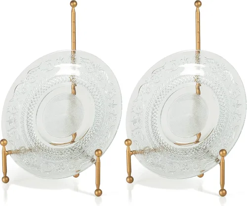 Vista 14 de Decorativo Placa De Trípode y el arte Soporte caballete acabado en negro – 11 pulgadas de altura