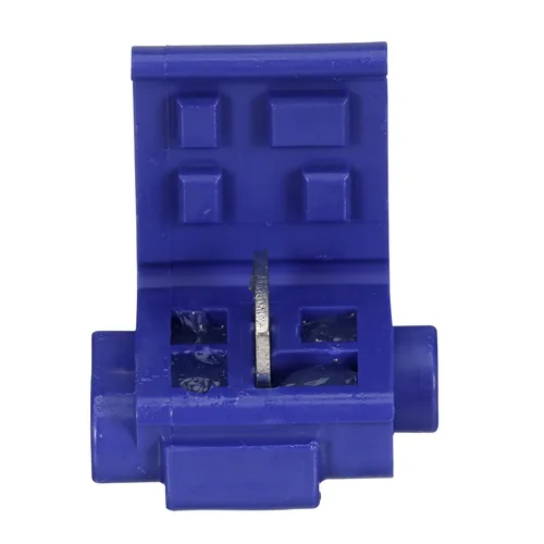 Vista 5 de 3M Scotchlok Electrical IDC 804-POUCH, Azul, 18-16 AWG (sólido/trenzado), 14 AWG (trenzado), 25 por bolsa, Conector de desplazamiento de aislamiento