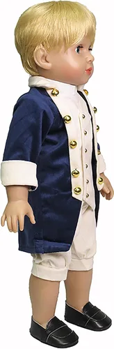 Vista 4 de Colonial Boy`s Outfit 4pc para muñecas de 18 pulgadas Calidad premium y diseño moderno Ropa de muñecas