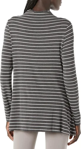 Vista 2 de Tienda Essentials Women's Jersey Long-Sleeve Mock Neck Swing Tunic (Previously Daily Ritual)