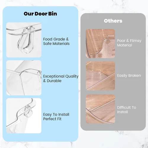 Vista 5 de HECASA 240356402 AP2549958 - Estante para puerta de refrigerador compatible con frigidaire frigidaire, reemplazo ligero y transparente, 1 unidad