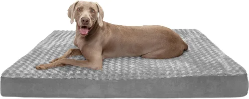 Vista 15 de Furhaven Cama de gel refrescante para perros medianos/grandes de hasta 55 libras con funda extraíble y lavable, colchón de gamuza y piel sintética