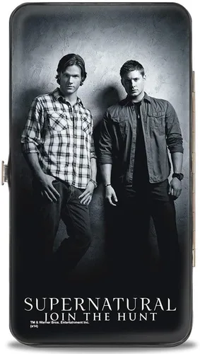 Vista 2 de Buckle-Down Cartera Bisagra Mujer - Supernatural, Gris