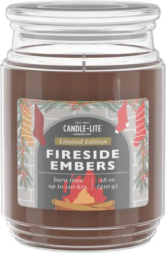 Vista 16 de Candle-lite Velas perfumadas de otoño, pera Anjou y manzana con ámbar dorado, frasco de 18 onzas con mecha única, orgullosamente fundido en EE. UU.