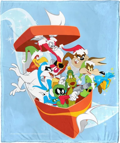 Vista 23 de Northwest Looney Tunes - Manta de seda táctil, 50 x 60 pulgadas, cuenco de cereales
