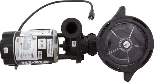 Vista 6 de Waterway Plastics PH1100 Hi-Flo 1 hp Bomba de piscina sobre el suelo y trampa