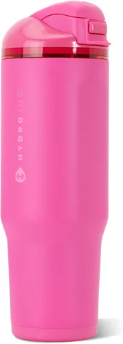 Vista 50 de HydroJug Ease2o - Botella de agua aislada de 24 onzas, tapa con popote y Duna