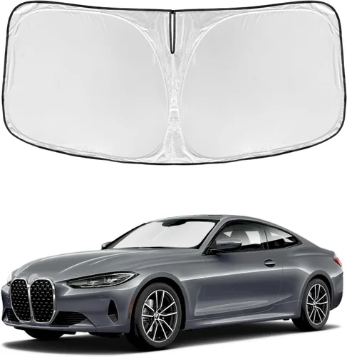 Vista 186 de Parasol de 4 capas para parabrisas, ajuste personalizado, tela 240T