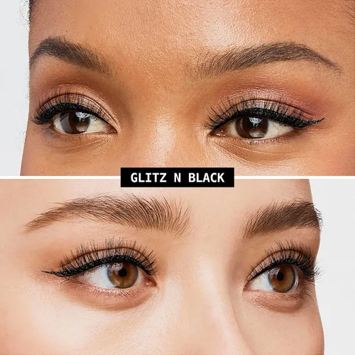 Vista 5 de Ruby Kisses Delineador de ojos Eye Bling Glitz N' Black