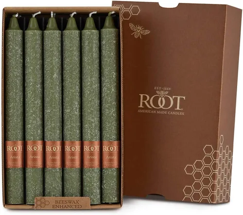 Vista 19 de Root Unscented Smooth Collenette Candles, Willow, 5", 8-Count Sauce