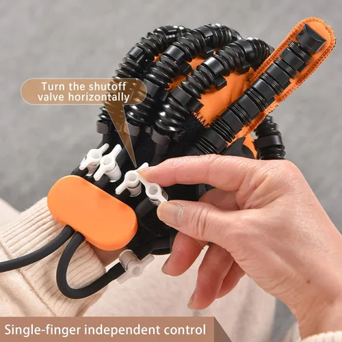 Vista 4 de Guante robot de rehabilitación, Guantes robóticos para parálisis cerebral, Guante robótico de mano para rehabilitación de accidentes