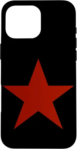 Vista 19 de Cyber Y2K Red Star On Black Front Retro Aesthetic Vintage Case for iPhone 16