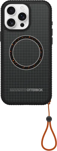 Vista 14 de OtterBox Sole Series - Carcasa para iPhone 16, color negro Funda protectora para iPhone con bordes de banda de rodadura, con bucle para el dedo