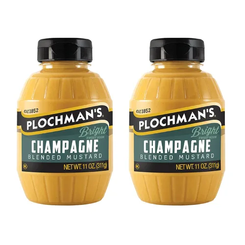 Vista 10 de Plochman's Mustard (6 Ounce (Pack of 6), Champagne Dijon)