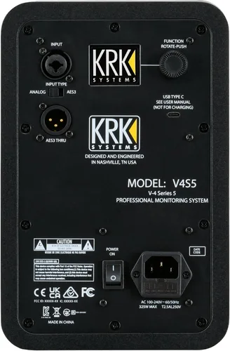 Vista 4 de KRK Monitor de estudio activo de dos vías serie V4 de cinco vías