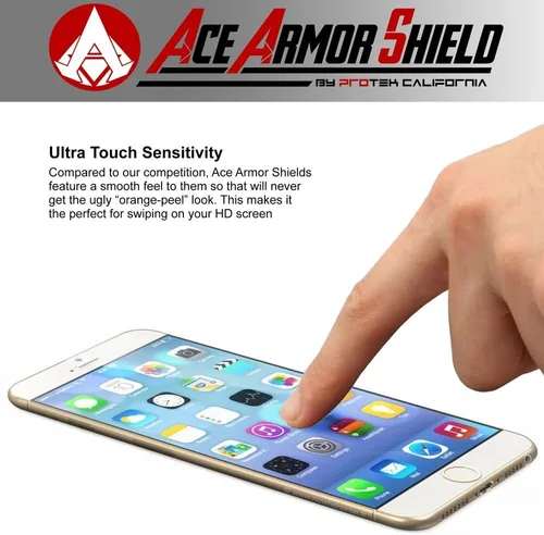 Vista 5 de ACE Armadura resistente de roturas de escudo protector de visualización para la LEMFO Reloj Inteligente Bluetooth UU SmartWatch/Grado Militar/Alta