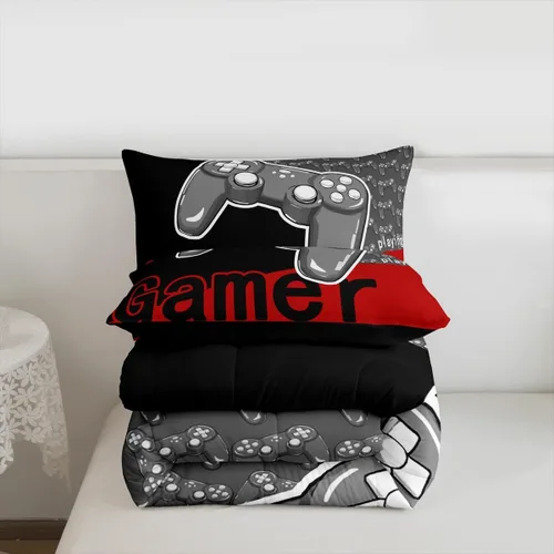 Vista 247 de Erosebridal Juego de edredón de hojas de cannabis, juego de ropa de cama de marihuana con estampado colorido de plantas, decoración bohemia de 2