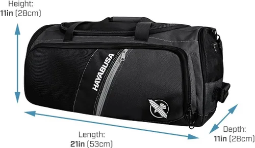 Vista 7 de Hayabusa Ryoko Bolsa de lona - NegroGris, 50L